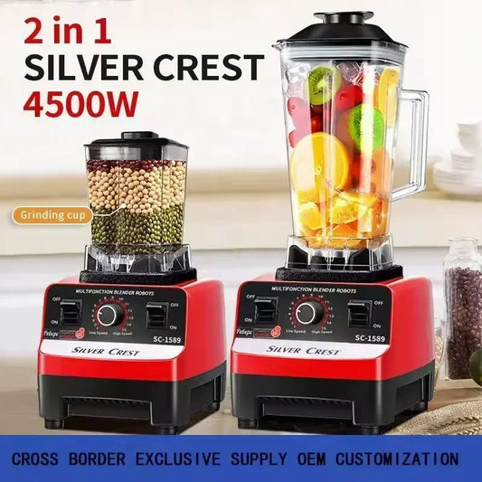 SILVER CREST Double Head Home Multi-function Juice & Food Blender