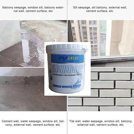 Anti-leaking Roof and Exterior Wall Transparent Waterproof Glue (500g)