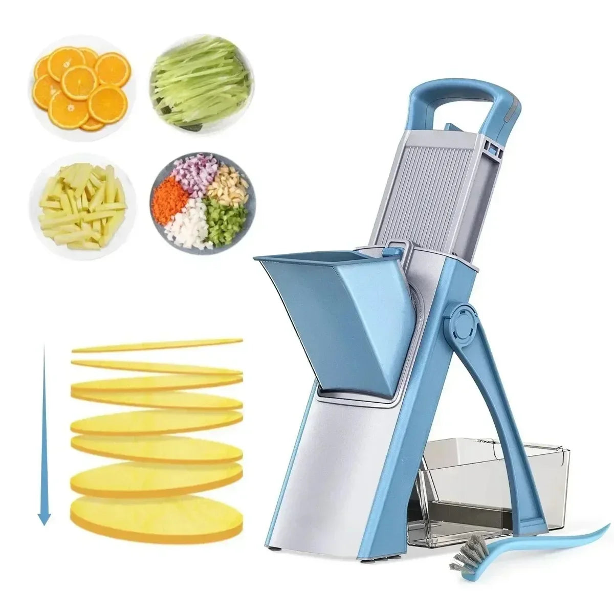 Multifunctional Kitchen Vegetable Cutter Chopper Adjustable Blade Slicer